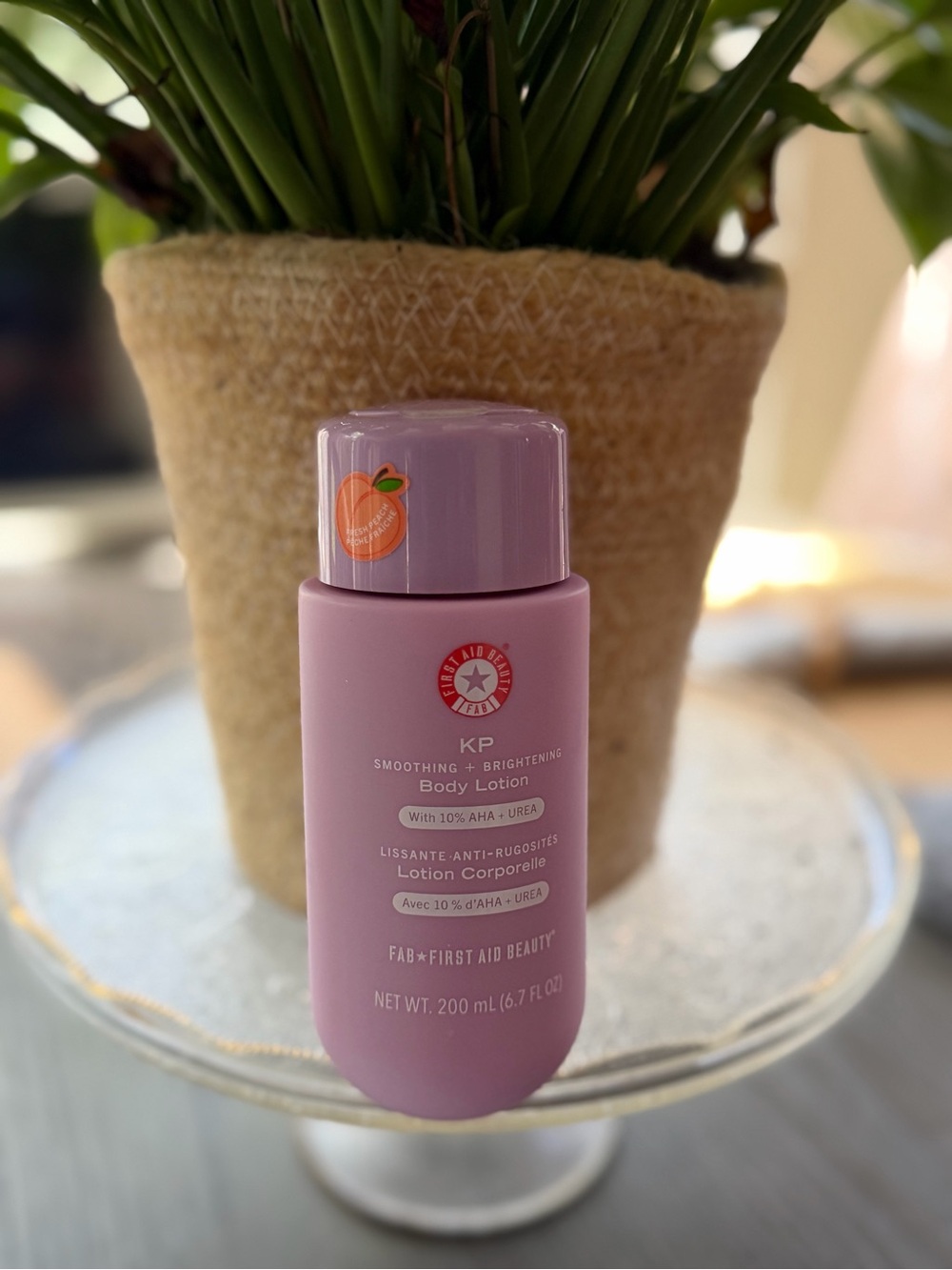 First Aid Beauty KP Smoothing + Brightening Body Lotion - Lavender Pink